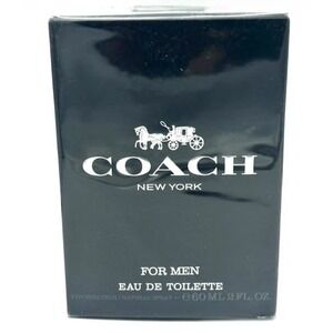 Coach New York For Men Eau De Toilette ~ 60 ml / 2 oz ~ Sealed ~